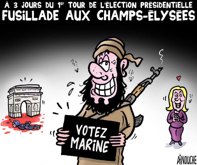 À 3 jours du 1er tour de l&rsquo;élection présidentielle, fusillade aux Champs-Élysées