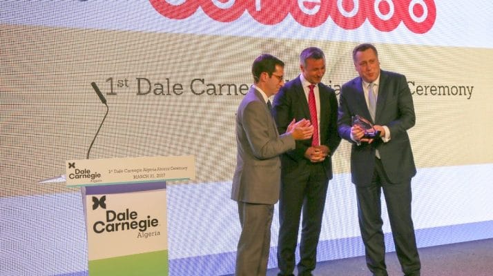 Cérémonie des « Alumni » de Dale Carnegie Algérie : Ooredoo reçoit le prix du leadership Dale Carnegie