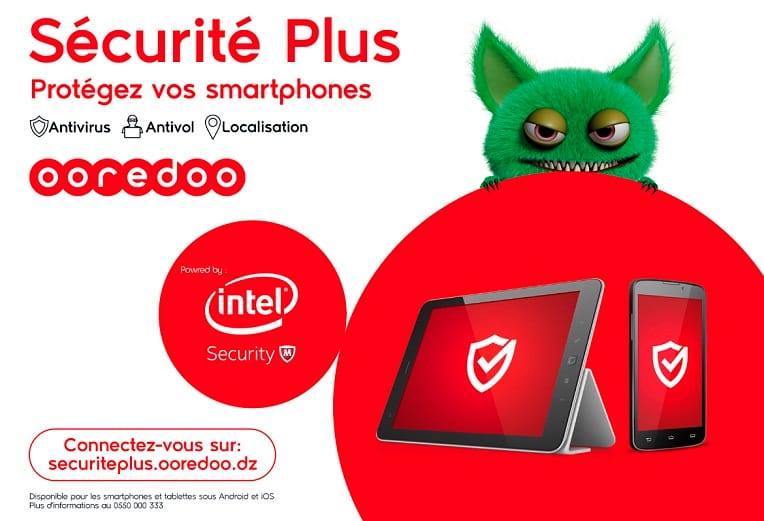 Ooredoo lance son service exclusif « Sécurité Plus » de protection de smartphones