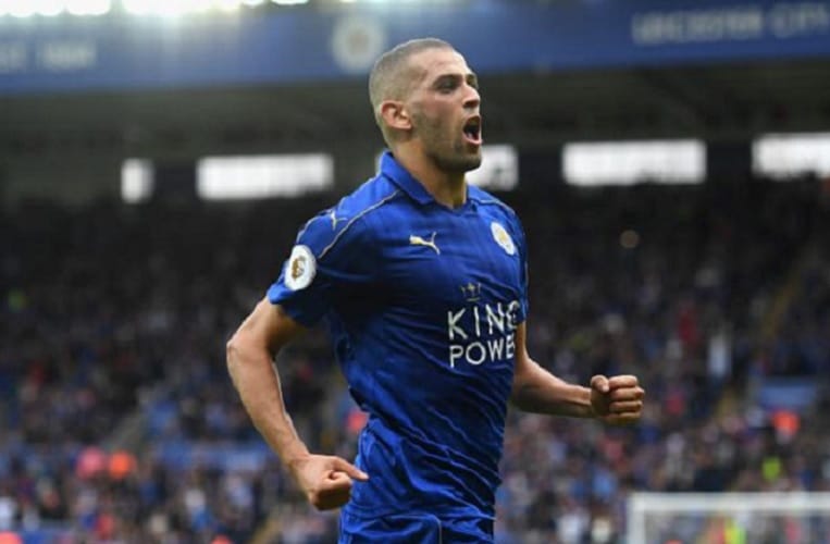 7e but de Slimani en Premier League