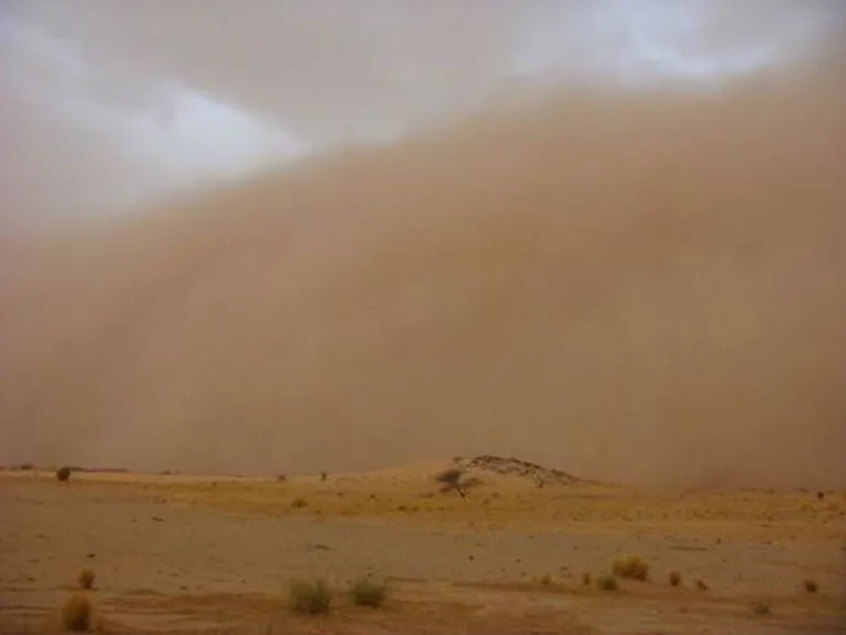 Alerte météo : vents violents sur le Sahara central
