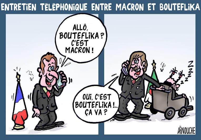 Entretien téléphonique entre Macron et Bouteflika
