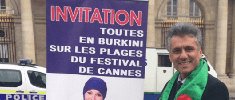 Baignade en burkini : Rachid Nekkaz interpellé à Cannes