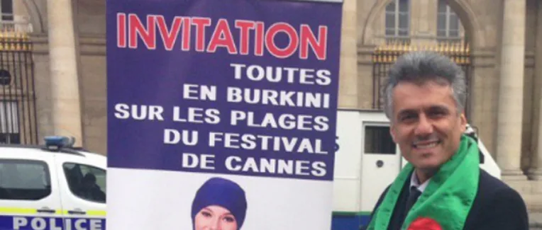 Baignade en burkini : Rachid Nekkaz interpellé à Cannes