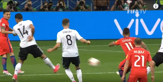 VIDÉO. Coupe des confédérations : Allemagne-Chili, les buts du match