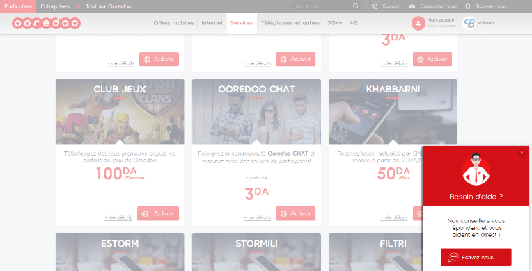 Ooredoo lance « Support en ligne » son nouveau service gratuit et instantané de Conseil et d’Informations