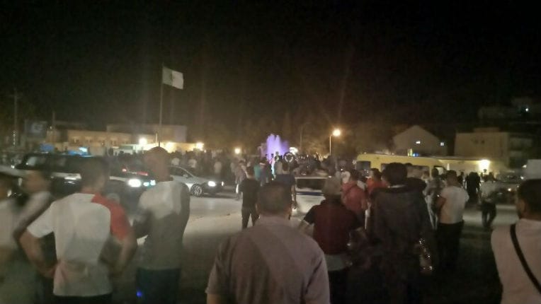Manifestation de militaires à la retraite à Sétif