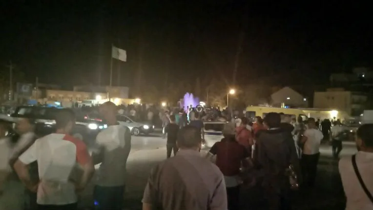 Manifestation de militaires à la retraite à Sétif