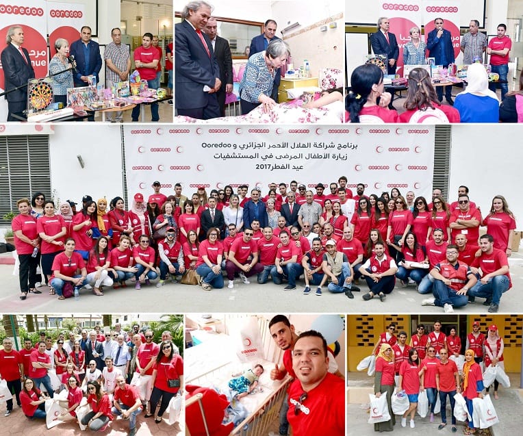 Célébration de Aïd el fitr : Ooredoo et le CRA au chevet des enfants hospitalisés