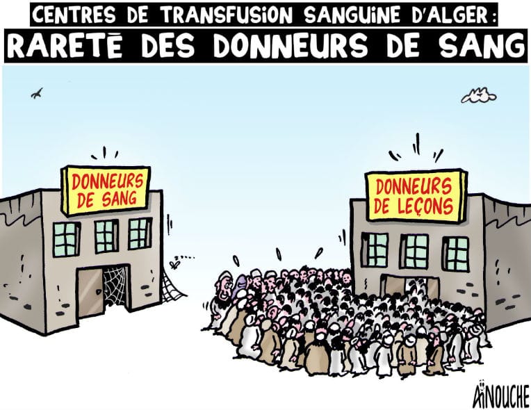 Rareté des donneurs de sang