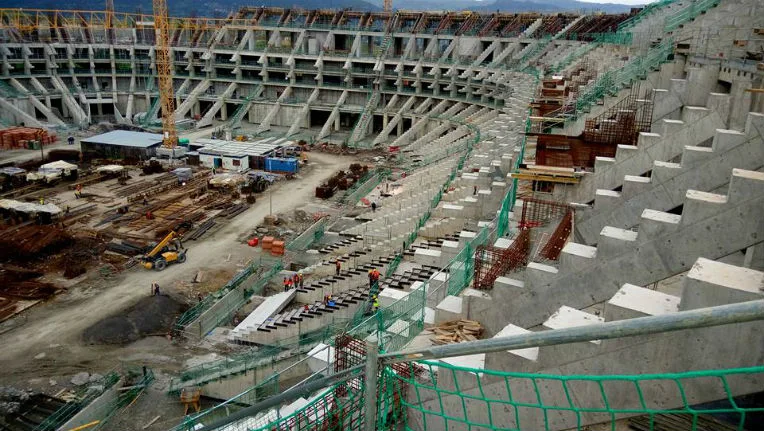 Nouveau stade de Tizi Ouzou : les travaux à l’arrêt