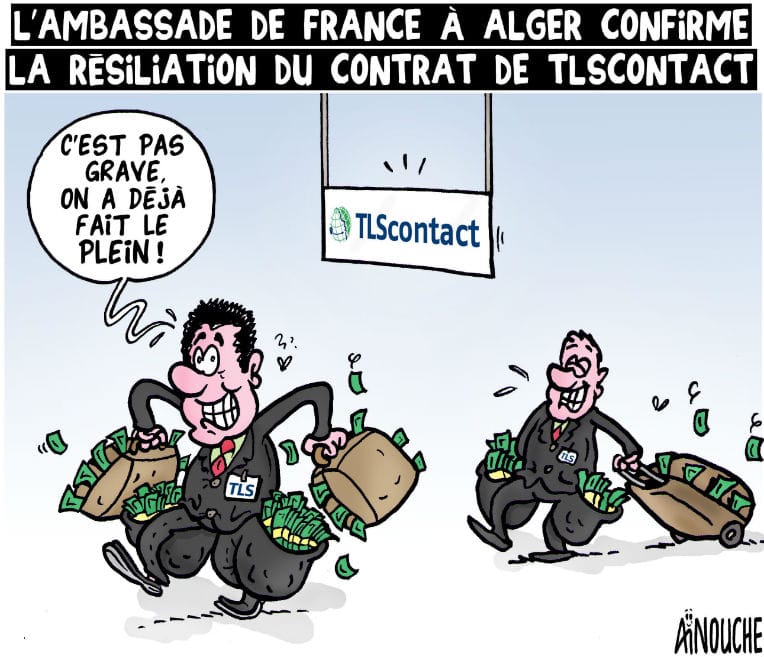 Résiliation du contrat de TLScontact
