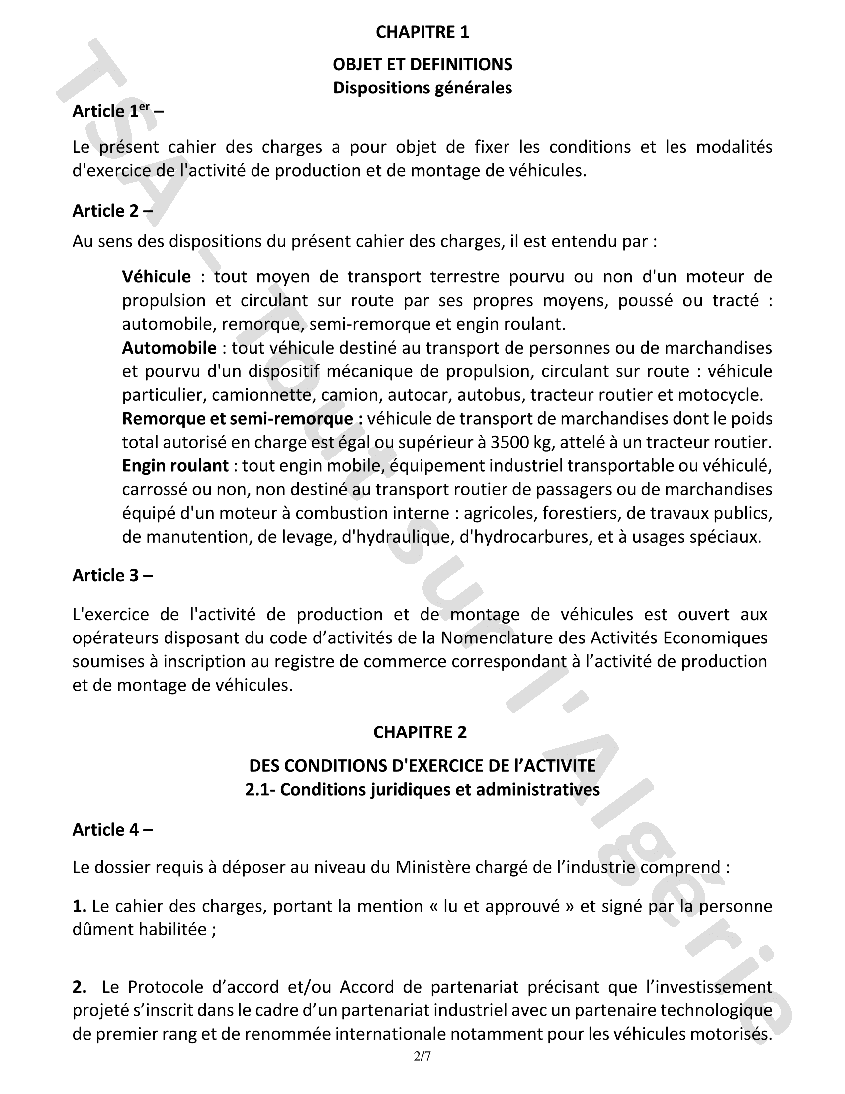 Page De Garde Pour Cahier Des Charge DOCUMENT- Cahier des charges : six pages pour organiser l'industrie