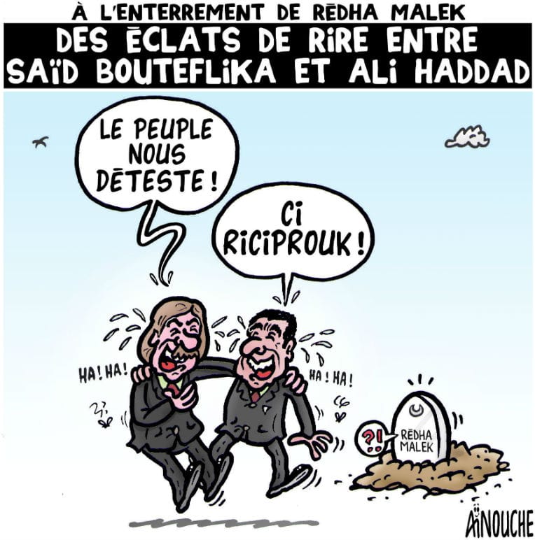 À l&rsquo;enterrement de Rédha Malek, des éclats de rire entre Said Bouteflika et Ali Haddad