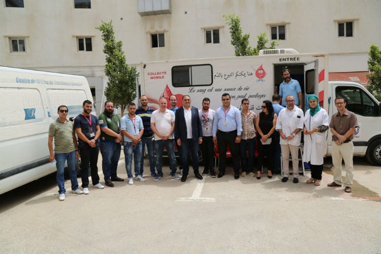 Les employés de Ooredoo se mobilisent pour une opération de don de sang