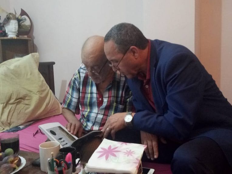 Azzedine Mihoubi au chevet de Djamel Allam