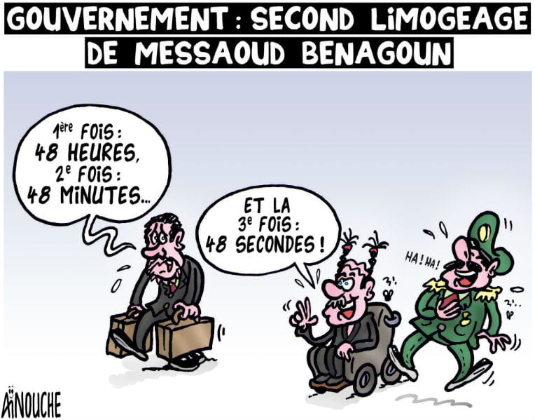 Second limogeage de Messaoud Benagoun