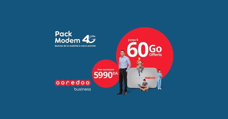 Nouveaux forfaits Internet de Ooredoo : routeur MIFI 4G et Clé Internet 4G offrant jusqu’à trois mois  d’Internet