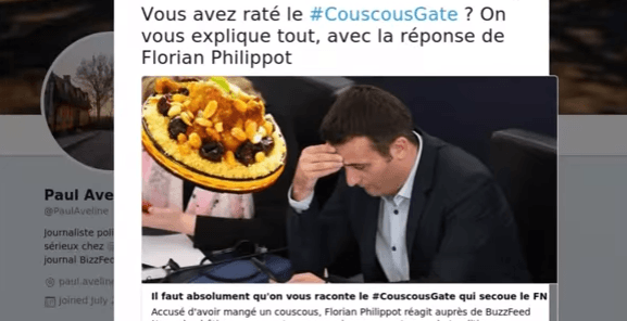 VIDÉO. Le couscous sème l’émoi au sein du Front national en France