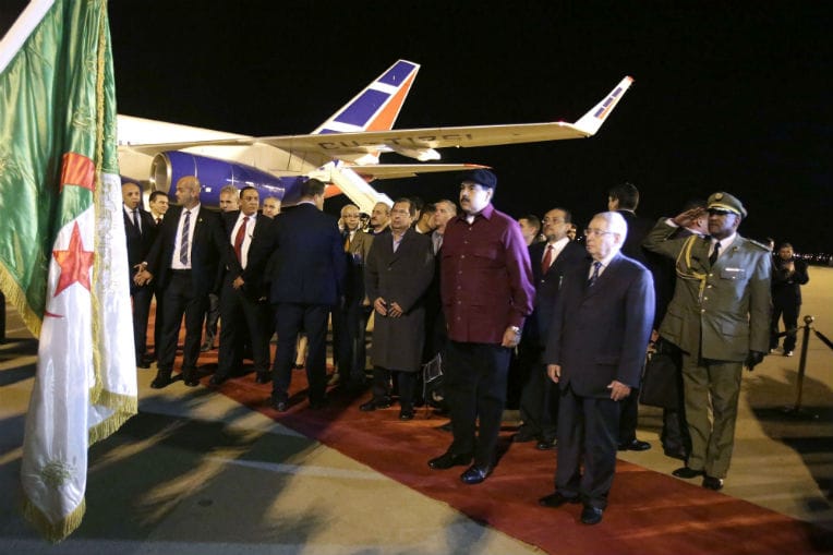 Maduro à Alger : un entretien avec Bouteflika toujours incertain