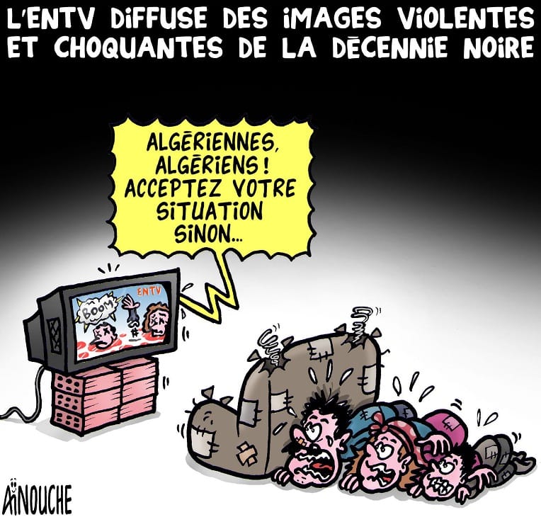L’ENTV diffuse des images violentes et choquantes de la décennie noire