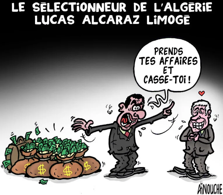 Le sélectionneur de l&rsquo;Algérie Lucas Alcaraz limogé