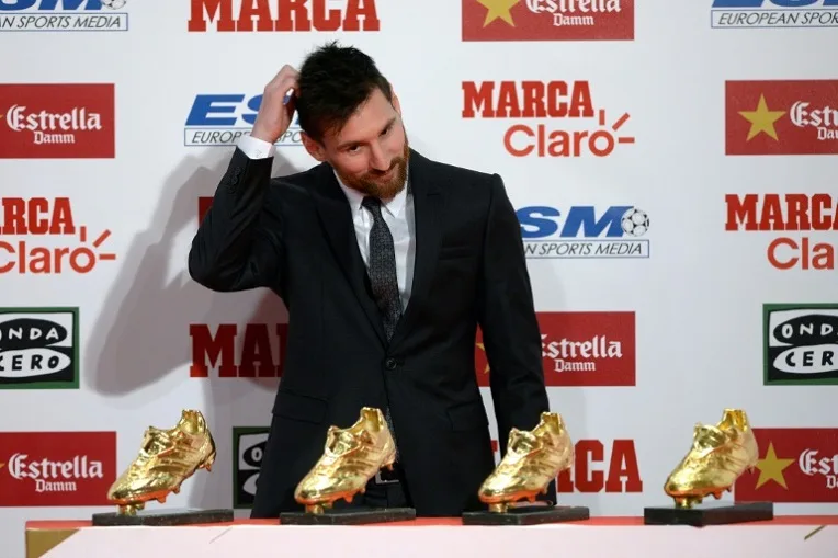 Soulier d&rsquo;Or : Messi, sacré pour la 4e fois, juge avoir encore progressé