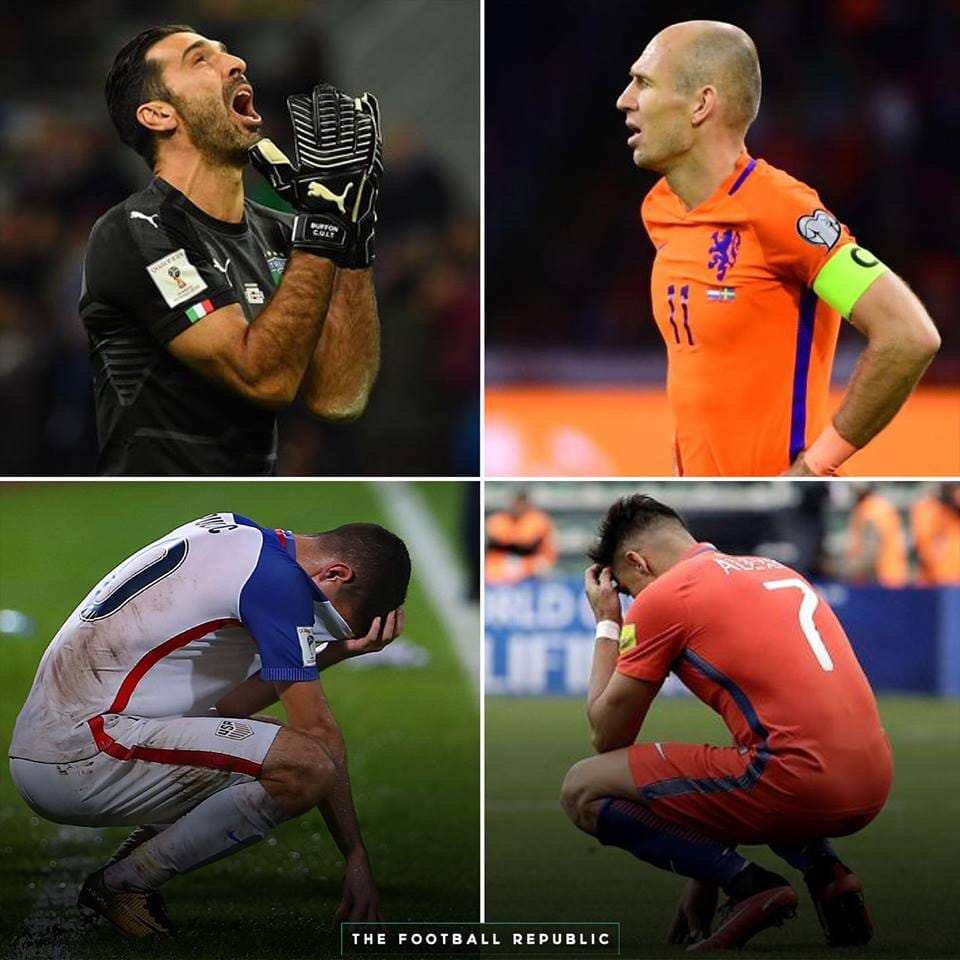 Mondial-2018 – Buffon, Bale, Robben, Ghoulam, Mahrez etc : l’équipe-type des grands absents