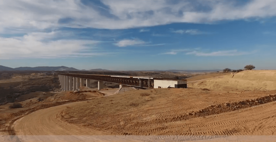 VIDÉO. Le chantier de la LGV Oran – Tlemcen vu du ciel