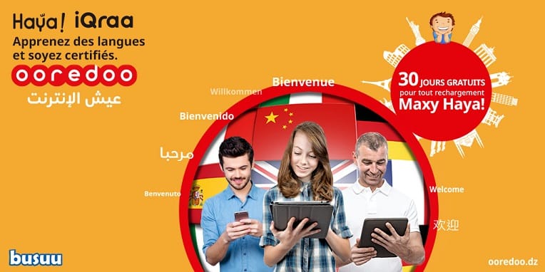 Avec « Haya ! iQraa », apprenez des langues et soyez certifiés