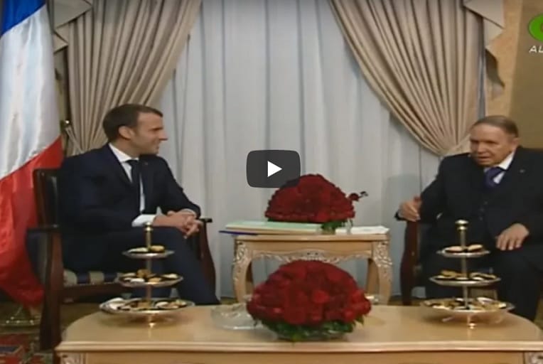 VIDÉO. Bouteflika s’entretient avec Macron