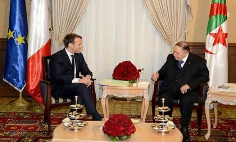 Le président Bouteflika reçoit Emmanuel Macron