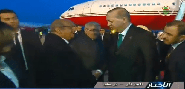 VIDÉO. Le président Erdogan arrive à Alger pour une visite d’État