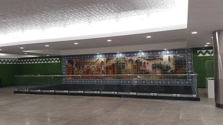 PHOTOS. Découvrez la future station de métro de la Place des Martyrs à Alger