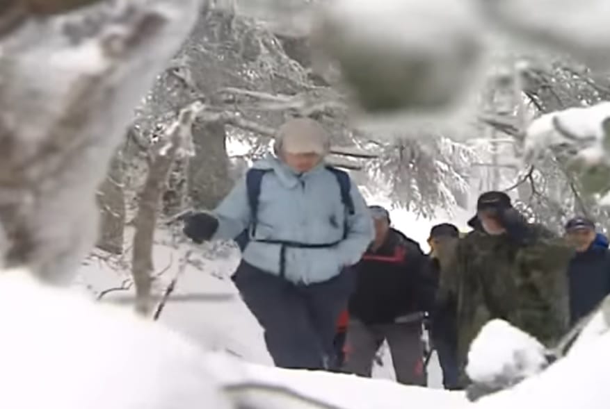 VIDÉO. Chréa sous la neige vue du ciel