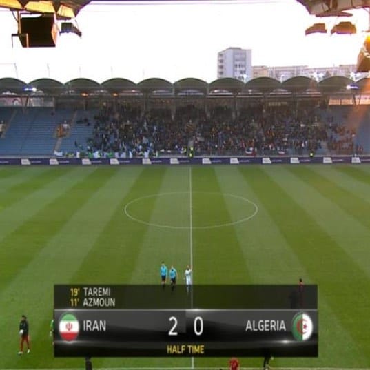 VIDÉO. Iran 2 – 0 Algérie (Mi-temps)