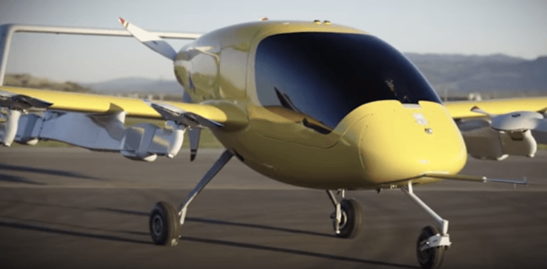 VIDÉO. Le cofondateur de Google teste une voiture volante électrique