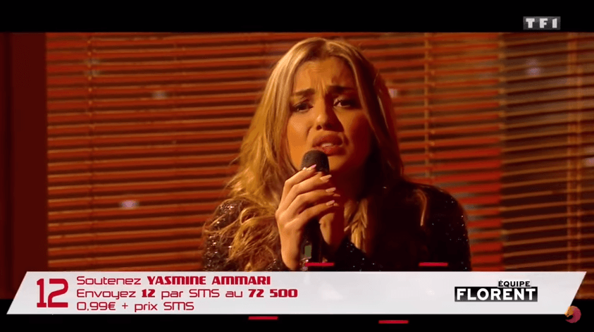 VIDÉO. Yasmine Ammari ​interprète brillamment « La Mamma »​ et se qualifie au tour suivant​ de The Voice​