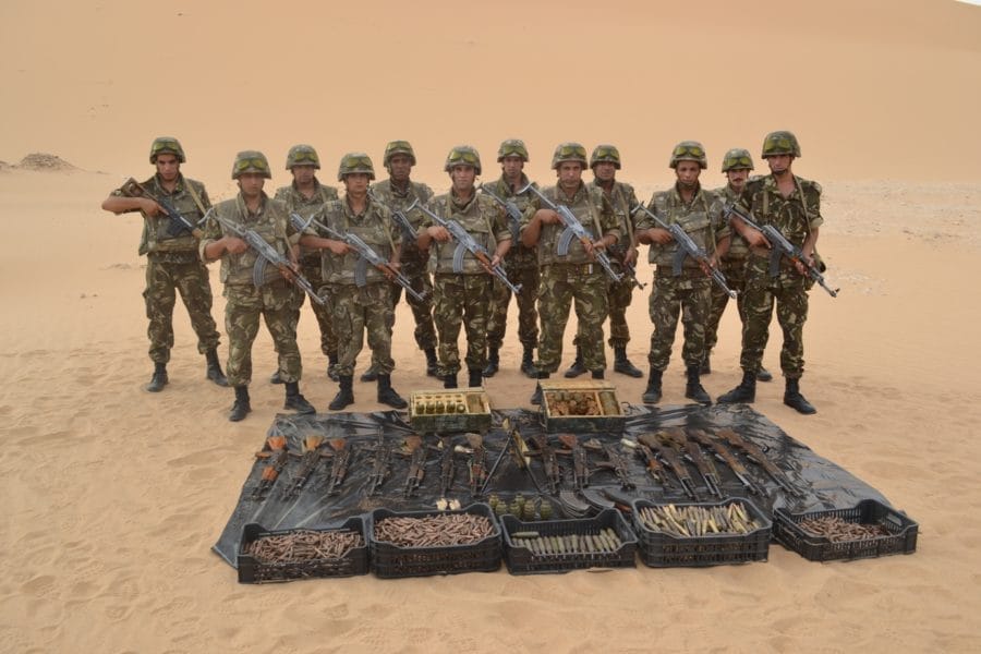 Des armes de guerre découvertes par l’ANP à la frontière algéro-malienne