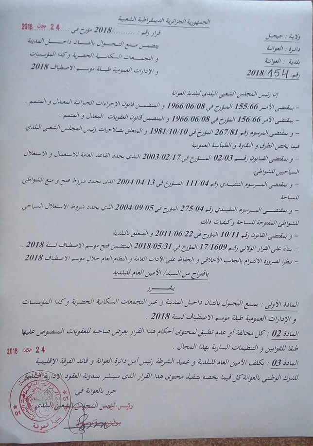 Jijel : le maire d’El Aouana interdit les shorts en ville