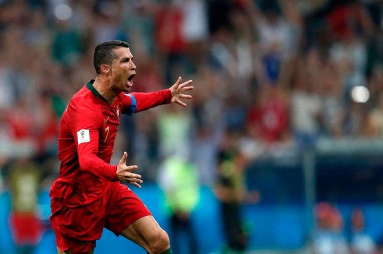 Mondial-2018 : le geste étrange de Ronaldo face à l’Espagne
