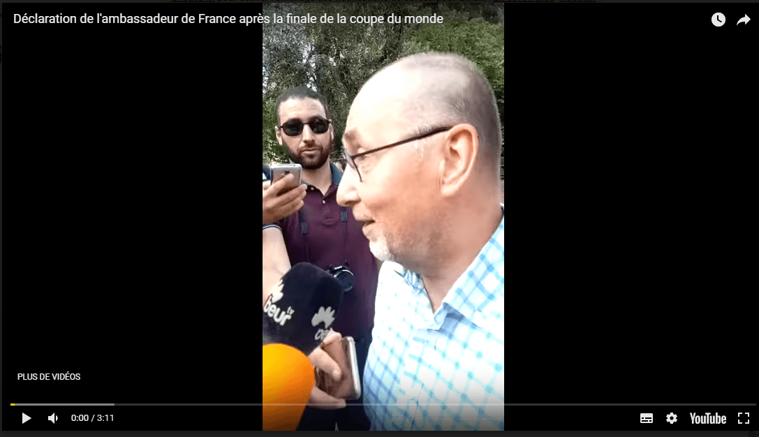 VIDÉO. L’ambassadeur de France à Alger commente la finale du Mondial