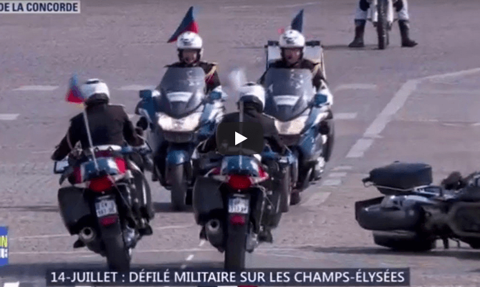 VIDÉO. Petits couacs lors du défilé du 14 juillet à Paris