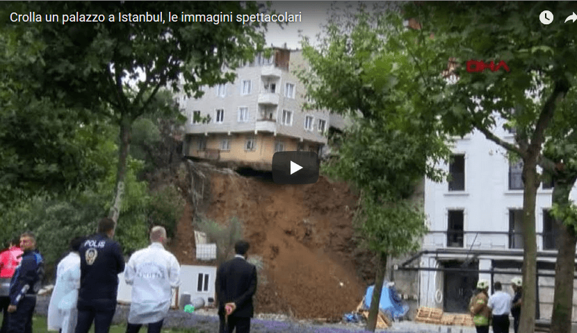 VIDÉO. Spectaculaire effondrement d’un immeuble à Istanbul
