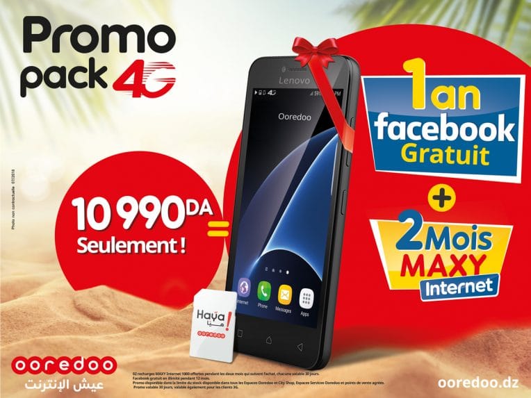 Nouvelle offre promotionnelle 4G dans les 48 wilayas