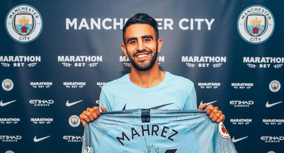 Transfert : Mahrez rejoint officiellement Manchester City