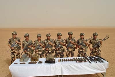 Deux terroristes se rendent à Tamanrasset, des armes récupérées à Bordj Badji Mokhtar