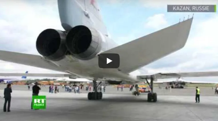 VIDÉO. La Russie dévoile son nouveau bombardier supersonique