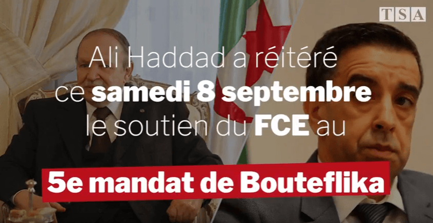 VIDÉO. Cinquième mandat de Bouteflika : les arguments de Haddad