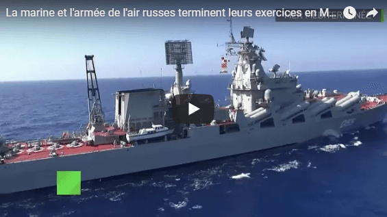 VIDÉOS. La Russie termine une semaine de manœuvres militaires en Méditerranée